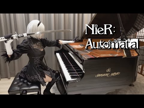 「Weight of the World / 壊レタ世界ノ歌」NieR:
  Automata Main Theme | Ru's Piano Cover